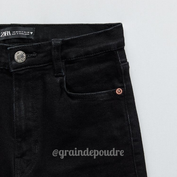 Zara Vintage Skinny High Waist Jeans 34 2 - Picture 3 of 4